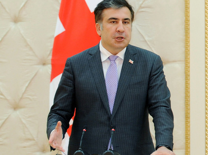 Saakashvili praises Georgia's efforts in Afghanistan, says soldiers' death sacrifice for freedom