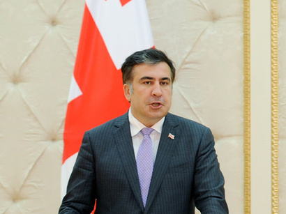 Georgia's Saakashvili urges support for Azerbaijan after halt of Baku-Novorossiysk oil transit