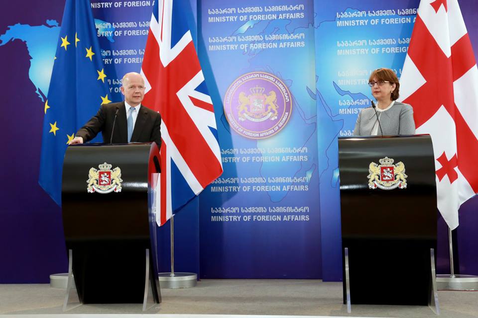 Georgia, UK mull European integration issues