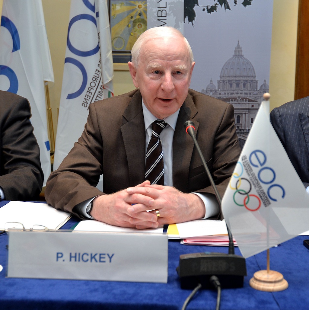 Patrick Hickey declares First European Games closed