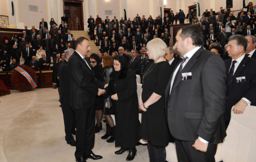 Azerbaijani president reveres memory of National Academy of Sciences head