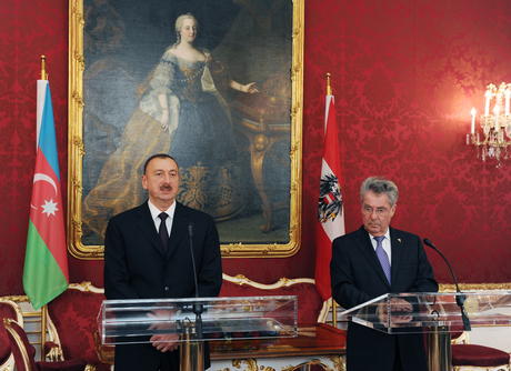 President Aliyev holds talks in Austria (UPDATE)