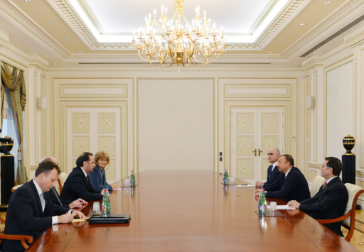 Azerbaijani president meets Serbian deputy PM