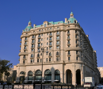 Four Seasons Baku: Exuberant building of classical proportions