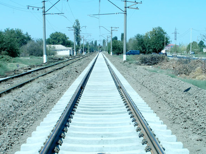 Progress in building regional railway's Georgian section in focus