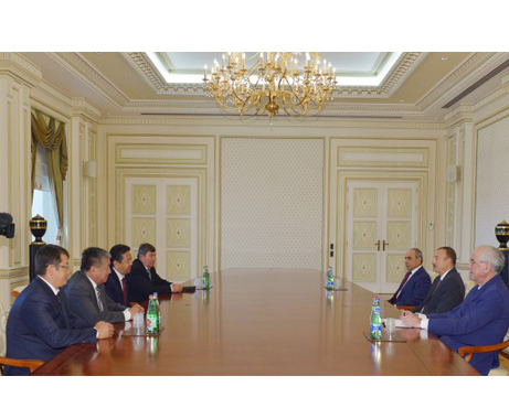 President Aliyev receives Kyrgyz delegation