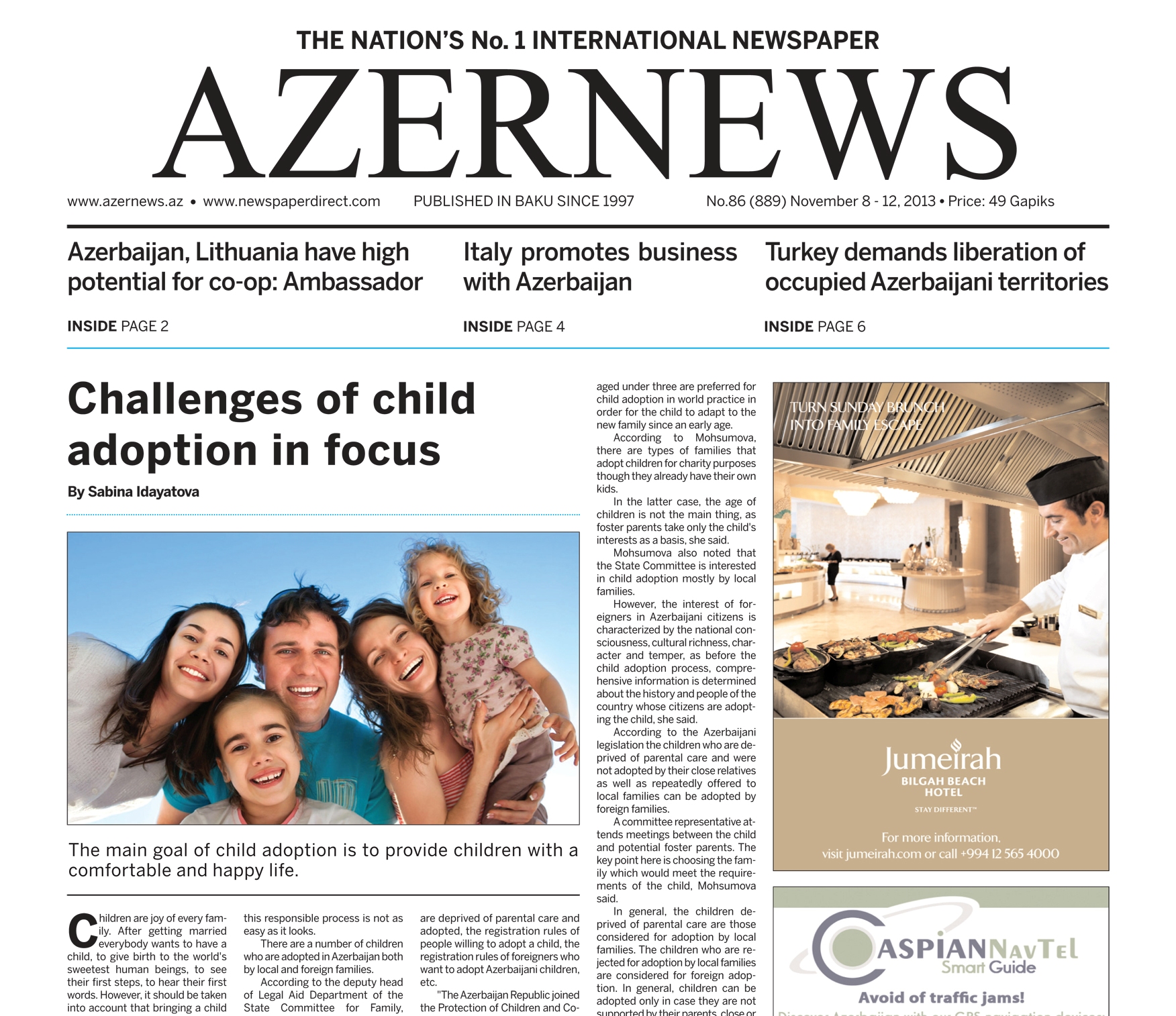 AZERNEWS releases another print issue