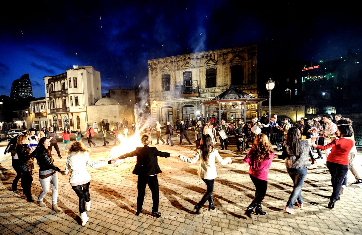 Azerbaijan celebrates Fire Tuesday of Novruz Holiday