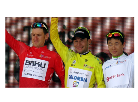 Synergy Baku cyclist second so far at Tour de Langkawi in Malaysia