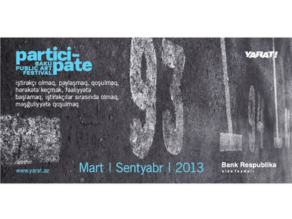 YARAT! presents brand new PARTICIPATE project