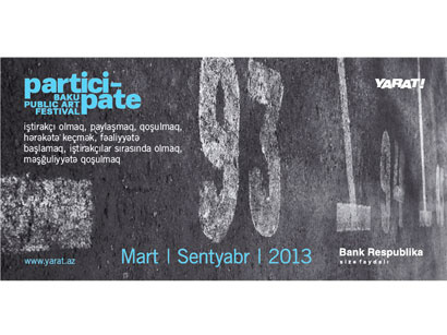 YARAT! presents brand new PARTICIPATE project