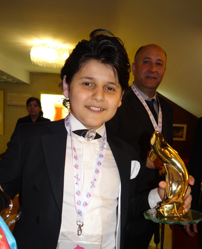 Young Azerbaijani vocalist wins San Remo junior festival