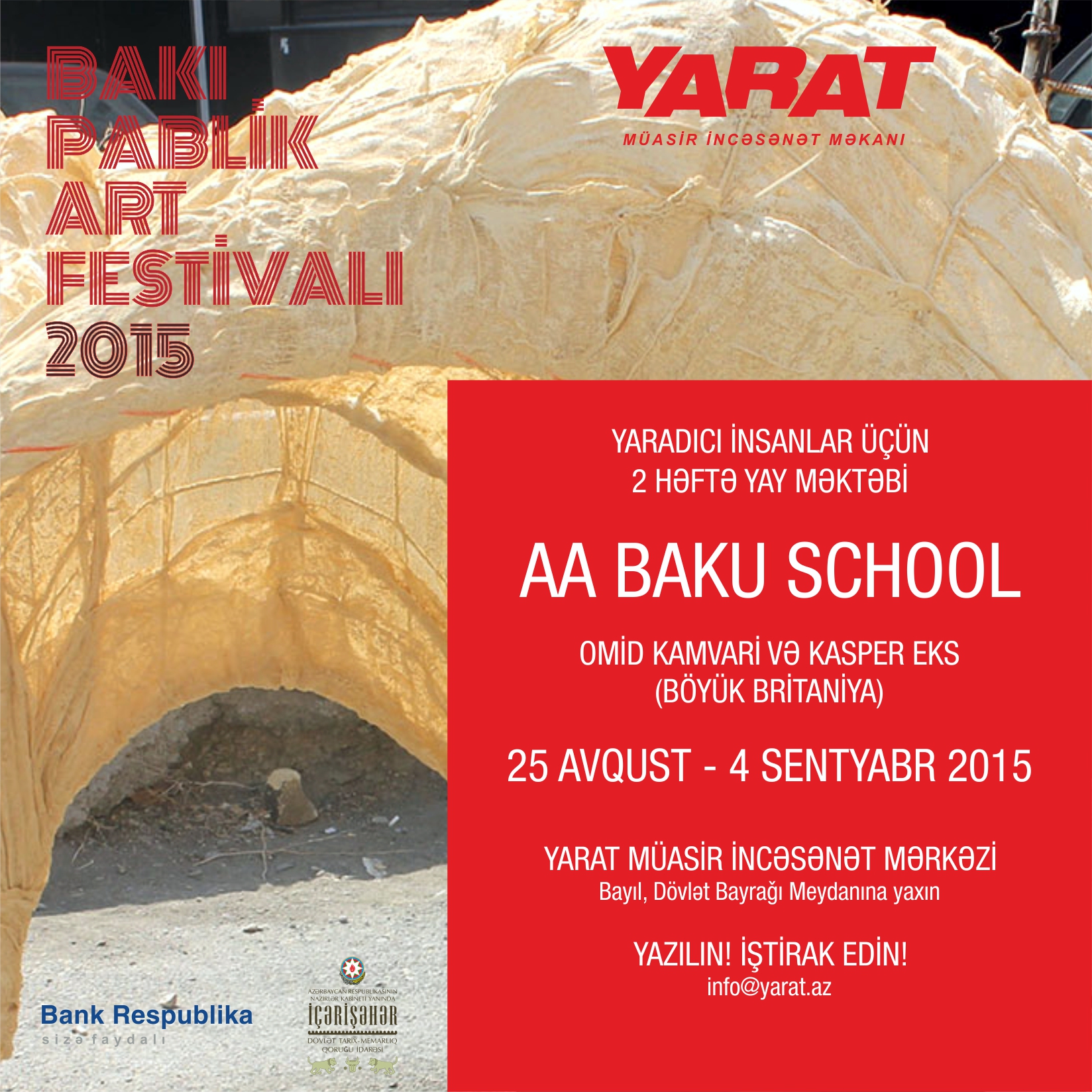 YARAT announces architecture workshop