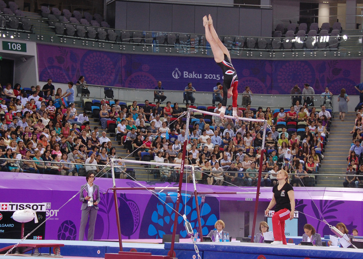 Another stage of gymnastics competitions start