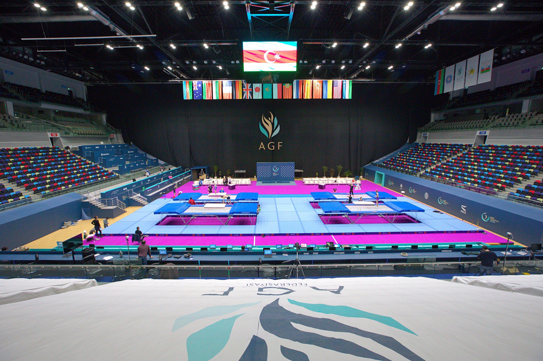 Trampolinists impressed of FIG Trampoline Gymnastics World Cup in Baku