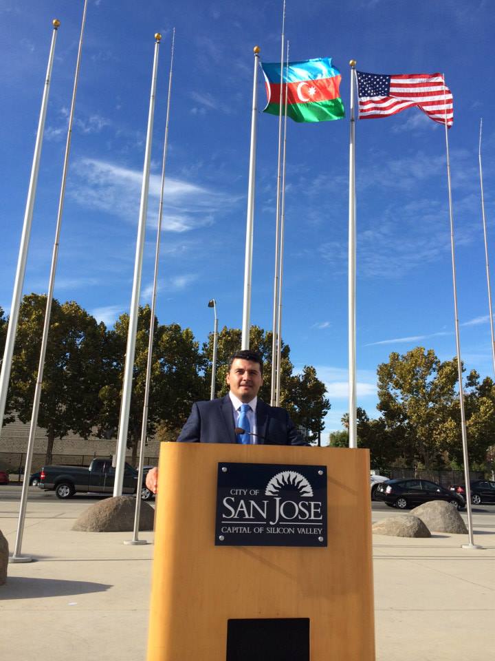 Azerbaijan’s national flag waved in U.S.