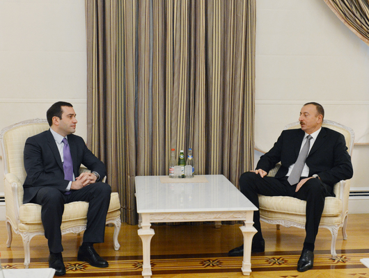 Azerbaijani President receives Georgian defense minister