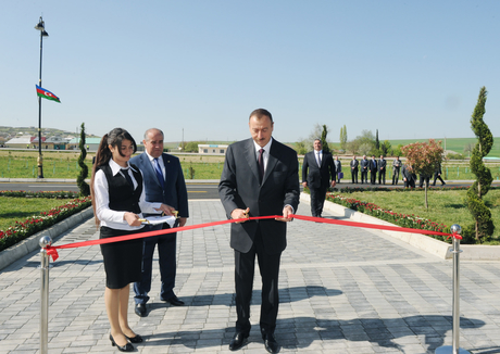 Azerbaijani President inaugurates Youth Center in Qobustan