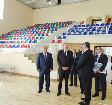 Azerbaijani President opens Qobustan Sports Complex