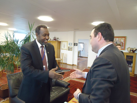 Azerbaijan`s ambassador to Switzerland meets UPU International Bureau head