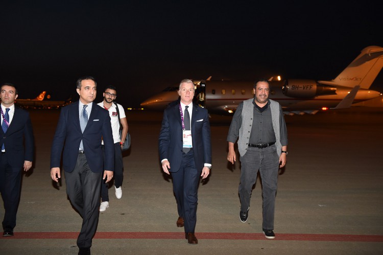 ANOC President arrives in Baku to attend European Games