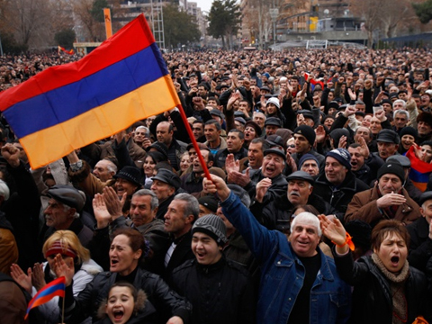 Civil army to seek change of power in Armenia