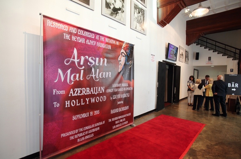 Hollywood hosts successful premier of re-mastered “Arshin Mal Alan”