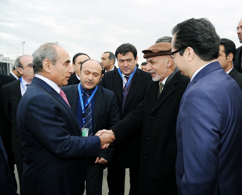 Afghan president arrives in Baku