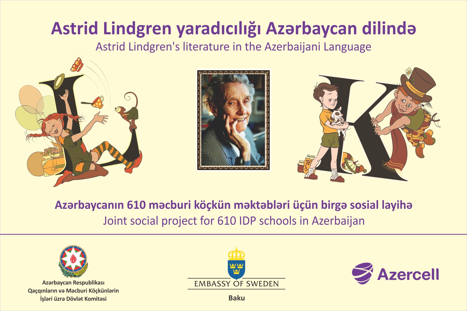 Books of famous children’s author translated to Azerbaijani