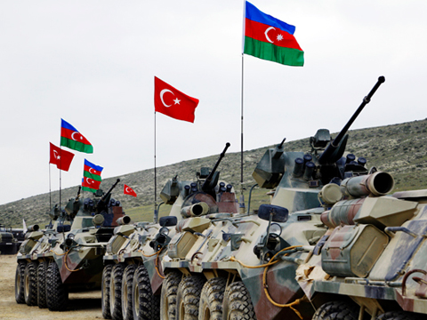Azerbaijani, Turkish armed forces gather for joint drills