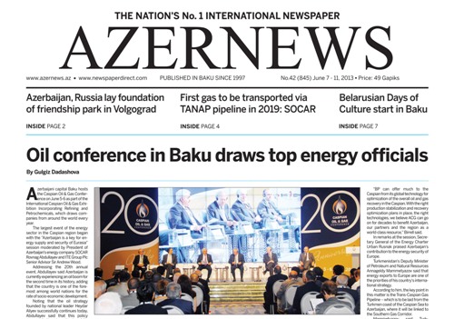 AzerNews releases another print issue