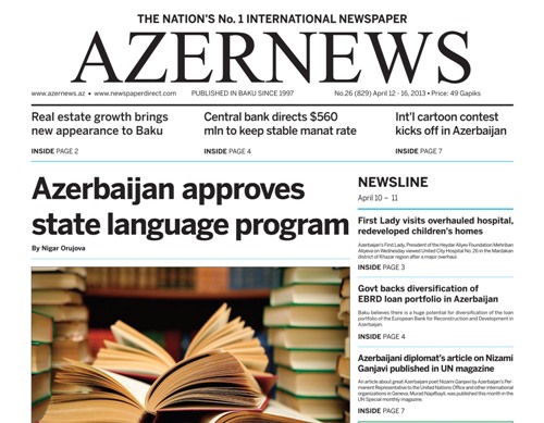 AzerNews releases another print issue