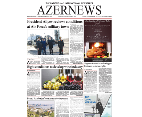 AZERNEWS releases another print issue