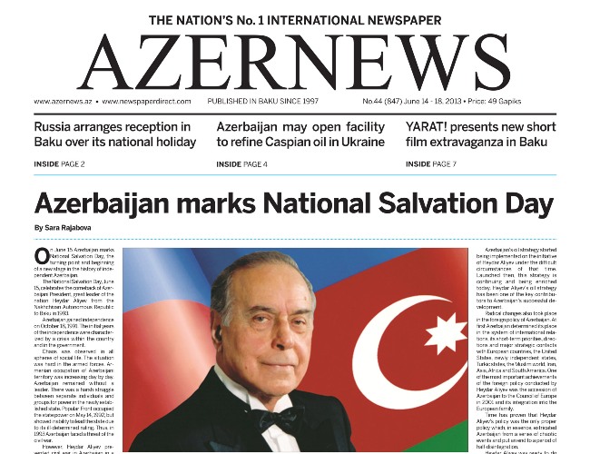 AzerNews releases another print issue