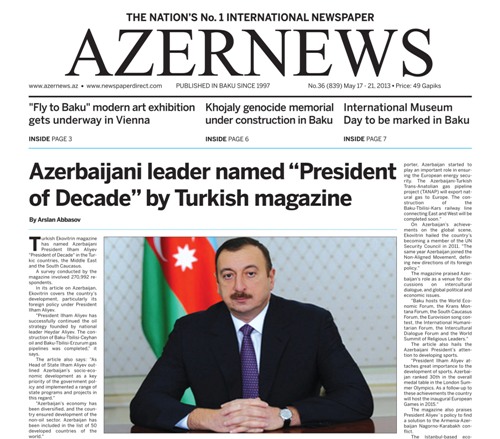 AzerNews releases another print issue