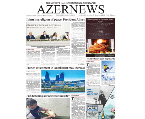 AZERNEWS releases another print issue