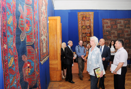 Two ancient Azerbaijani carpets brought back from USA