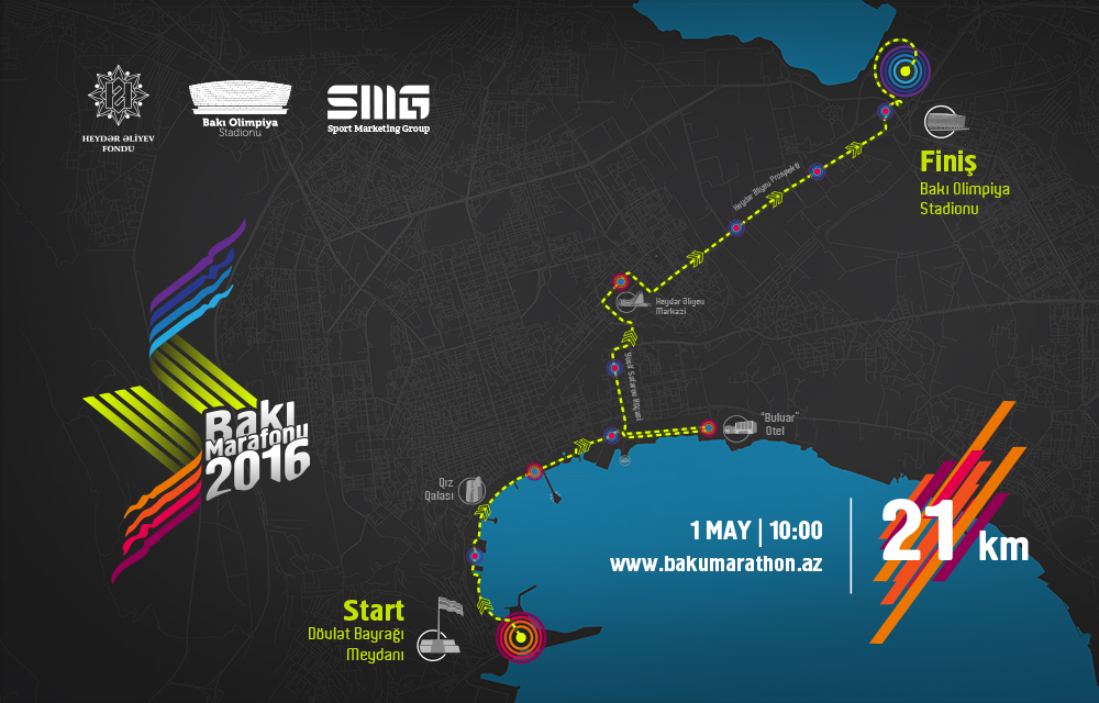 Over 700 participants registered for Baku Marathon 2016