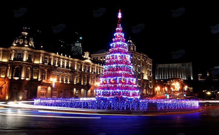 Christmas celebration in Baku
