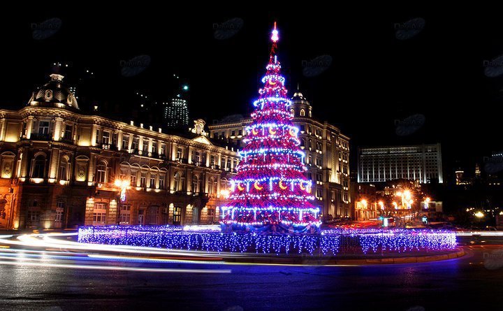 Christmas celebration in Baku