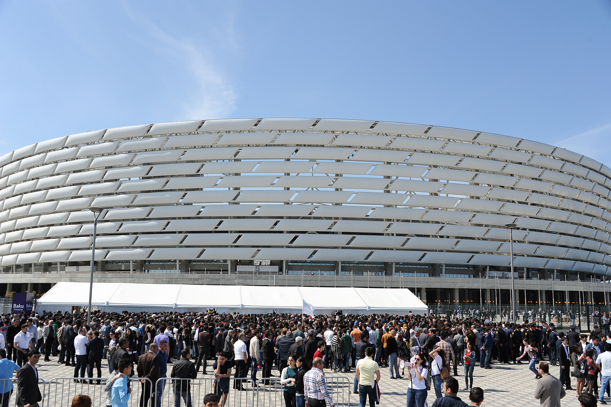 Baku 2015 holds test event at Olympic Stadium