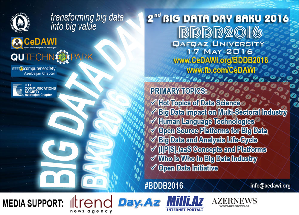 Int’l Data-Centric event due in Baku