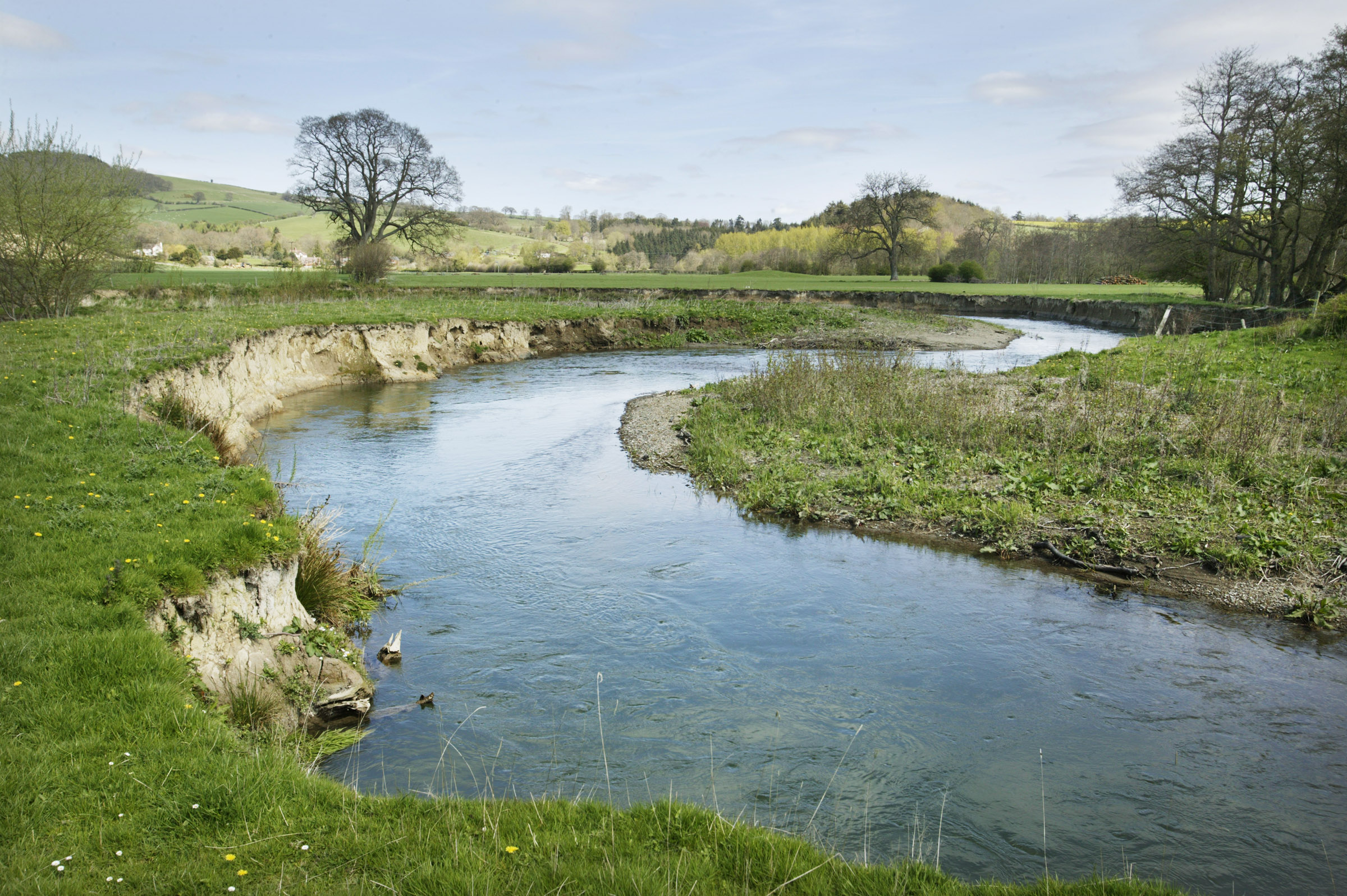 Water level rises in some rivers of country