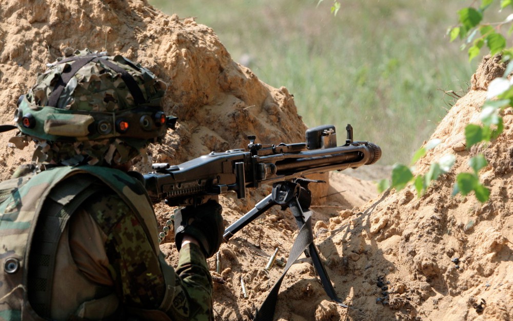 Armenian troops keep high tension on contact line of troops