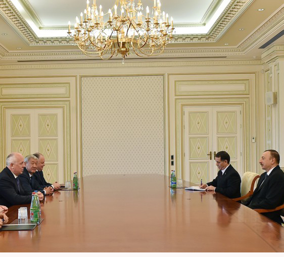 President Aliyev receives Rostec delegation