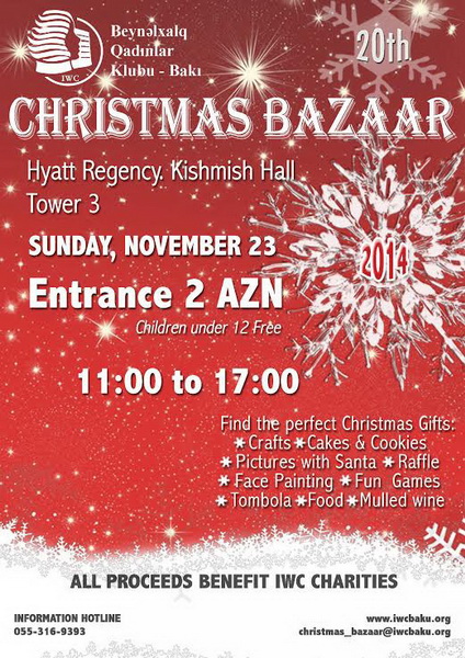 Charity Christmas Bazaar due in Baku