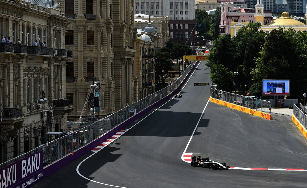 Record speed at Baku City Circuit