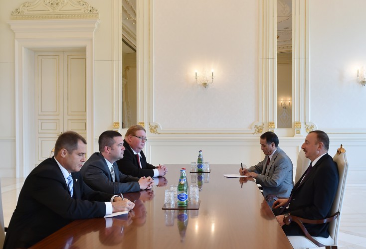 President Aliyev receives chairman of Czech House of Deputies