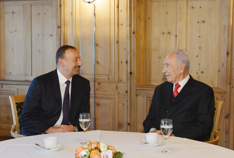 Azerbaijani president meets Israeli counterpart in Davos