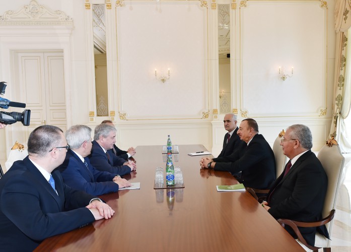 President Aliyev receives Belarusian delegation